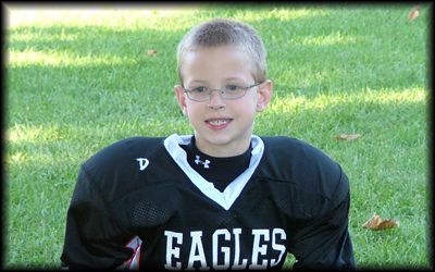 Eddie during the 2006 football season.